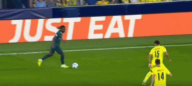 哈兰德顶偏, 控球